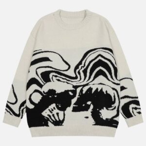 Skeleton Artwork Sweater