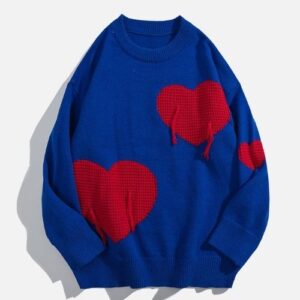 "Eternal Love" Patchwork Sweater